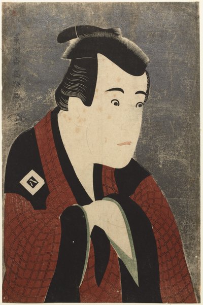 The Actor Ichikawa Yaozo III as Tanabe Bunzo by Toshusai Sharaku